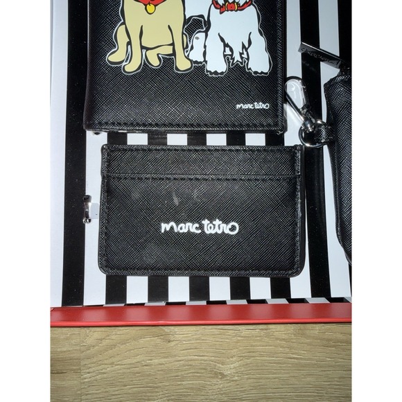 Marc Tetro 4-piece Travel Accessory Set Featuring A Dog Print Design. New In Box - Picture 8 of 12